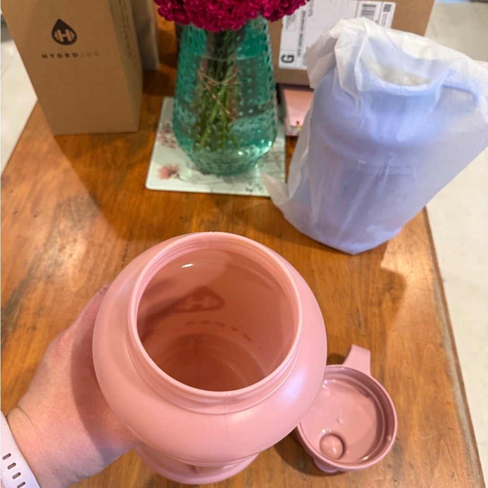 HydroJug Blush Pink Water Bottle - Picture 3 of 5